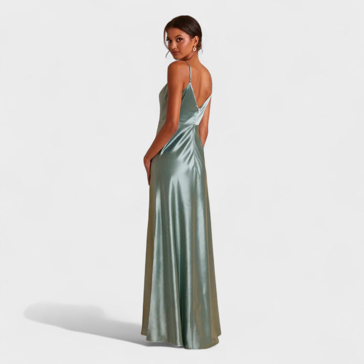 Lúcia - Vestito lungo in Satin
