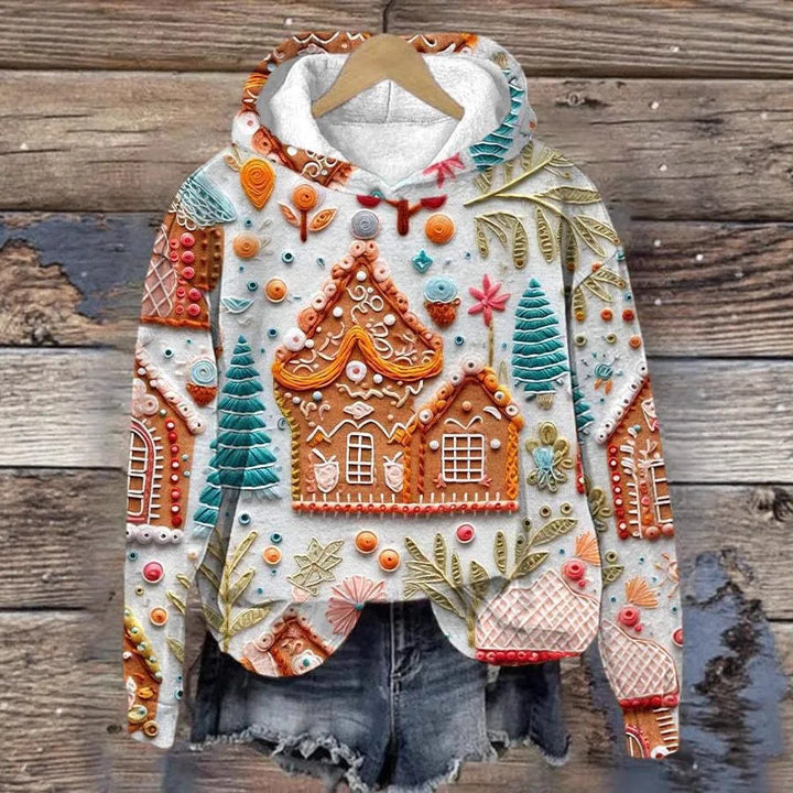 MAGLIONE NATALIZIO 3D | Felpa Calda con Stampa in Rilievo