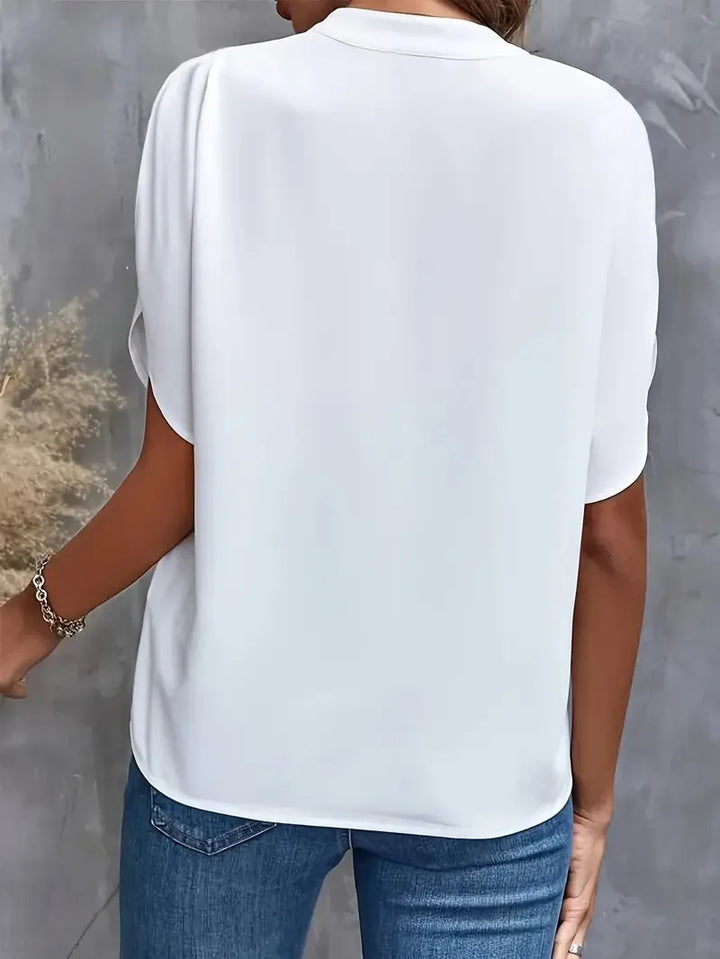 Sofia™ | Élodie™ Blusa Fluida con Scollatura a V