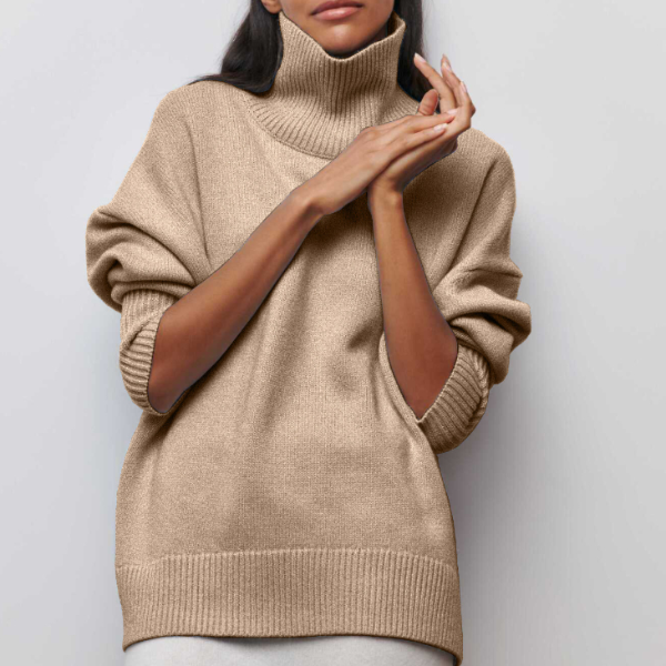Katrielle - Maglione Collo Alto Confortevole