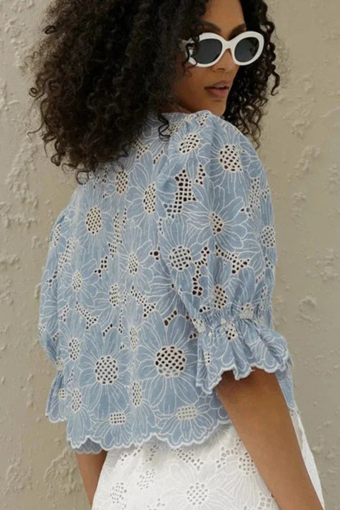 Sofia™ | Elegante blusa ricamada