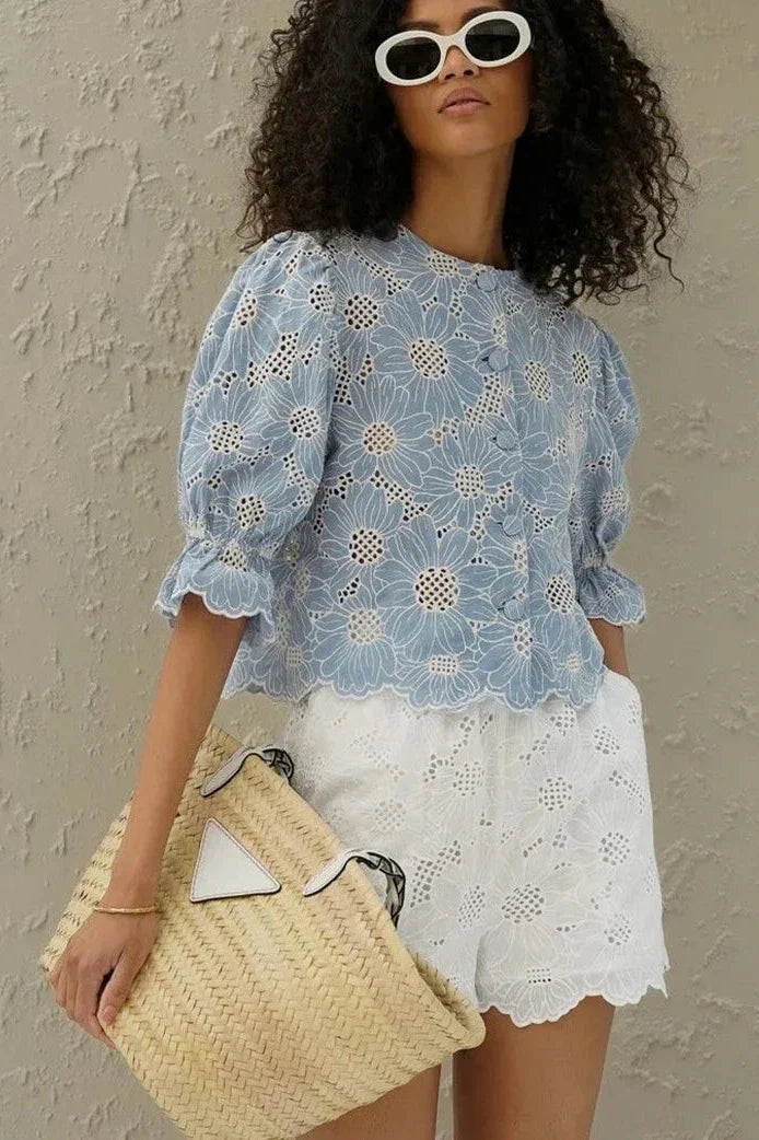 Sofia™ | Elegante blusa ricamada