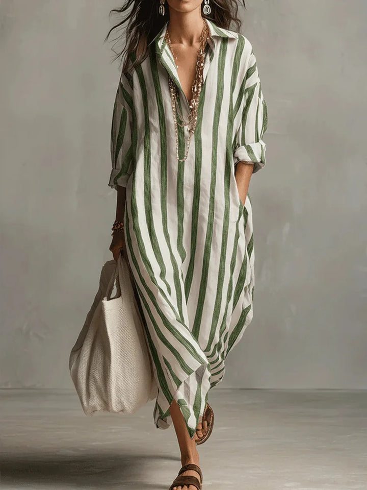 Pepa | Abito camicia lungo