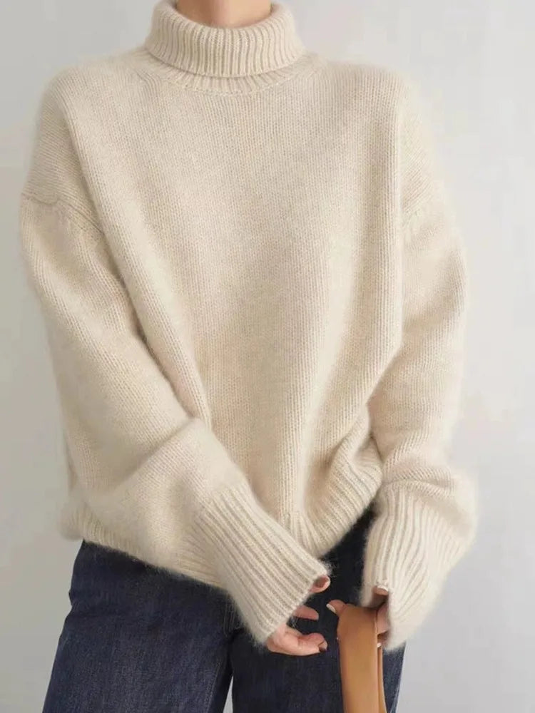 Zoey - Maglione Oversized con Collo Alto