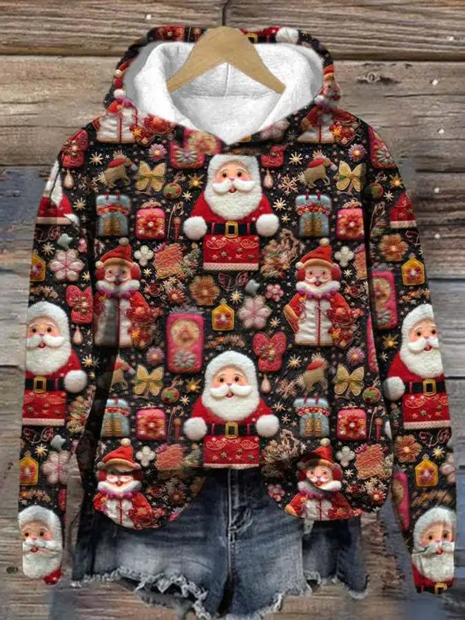 MAGLIONE NATALIZIO 3D | Felpa Calda con Stampa in Rilievo