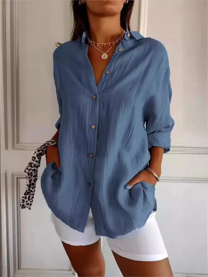 Sofia™ | Philippine™ | Blusa morbida in cotone traspirante