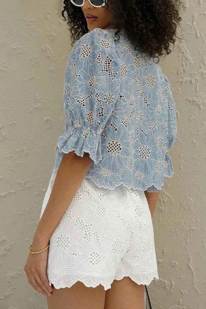 Sofia™ | Elegante blusa ricamada