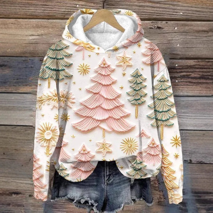 MAGLIONE NATALIZIO 3D | Felpa Calda con Stampa in Rilievo