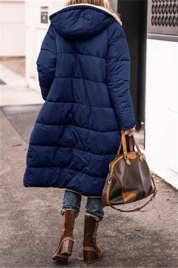 Aurora | Parka Invernale Lunga da Donna con Fodera Sherpa