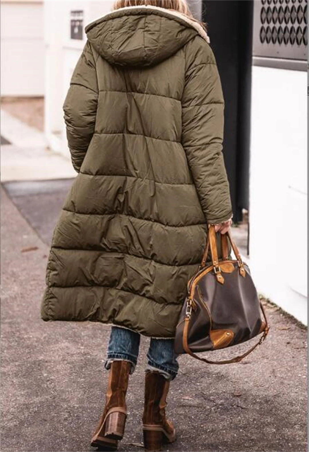 Aurora | Parka Invernale Lunga da Donna con Fodera Sherpa
