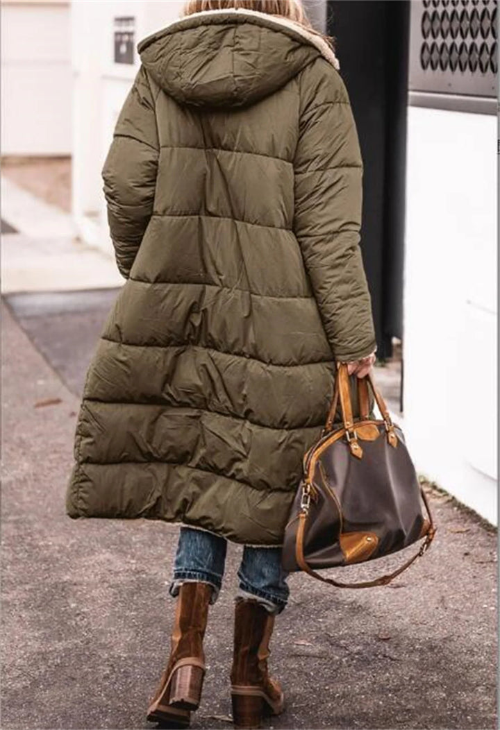Aurora | Parka Invernale Lunga da Donna con Fodera Sherpa