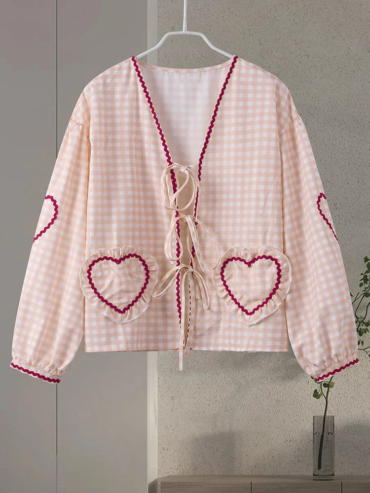 Sofia™ | Isabelle – Elegante Blusa a Forma di Cuore