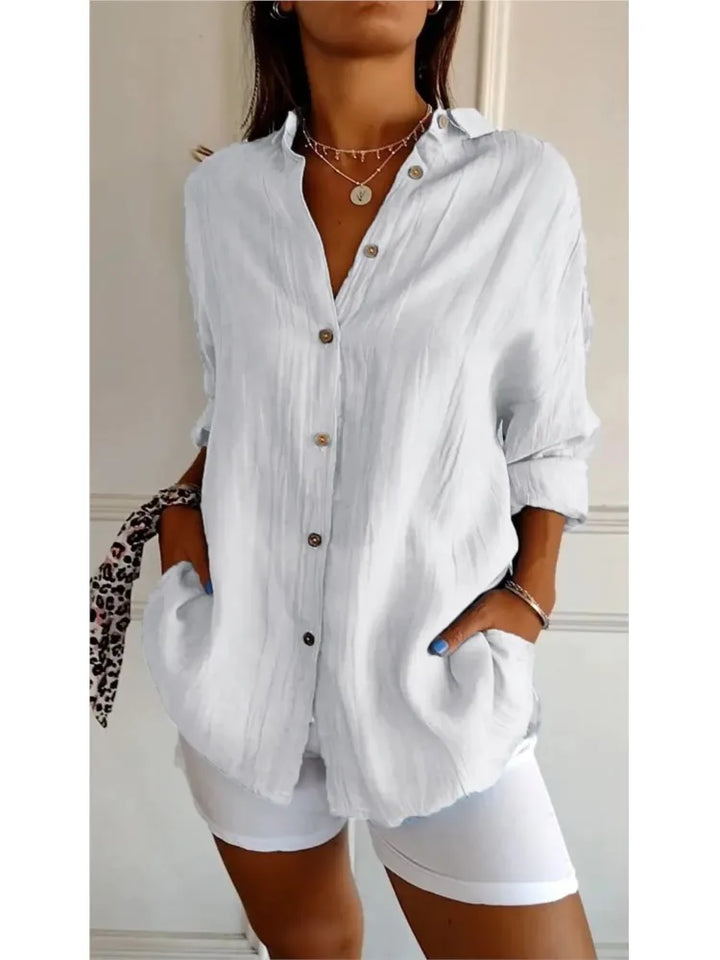 Sofia™ | Philippine™ | Blusa morbida in cotone traspirante