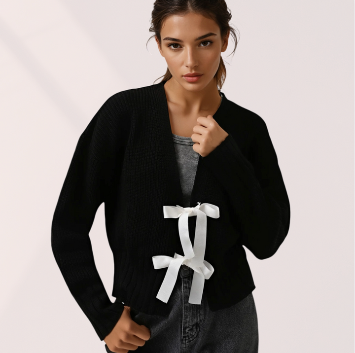 Sofia™ | Maglione con cravatta di Elena-Mia