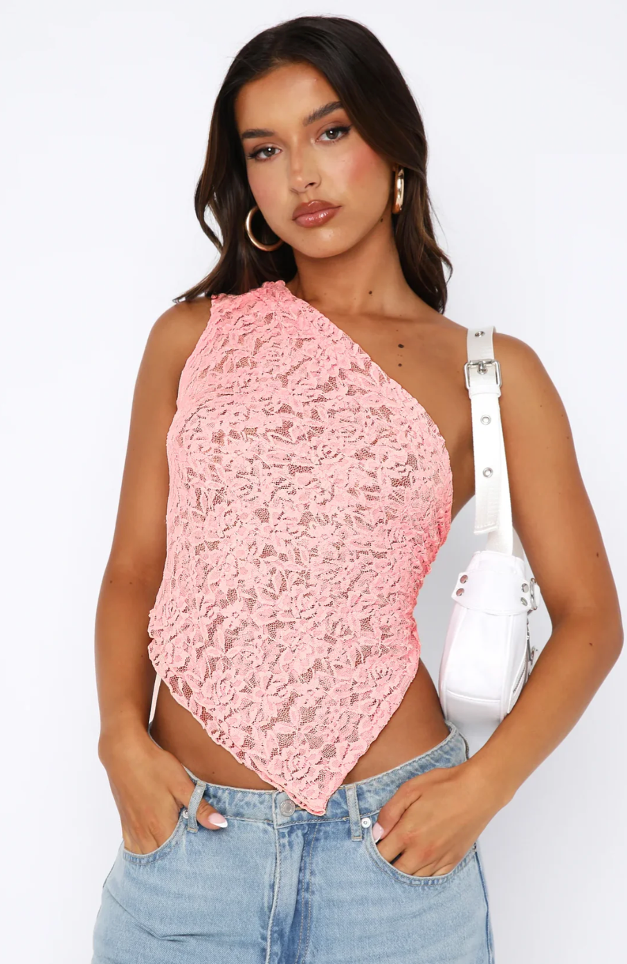 Sofia™ | Elegante Top in Pizzo Lilla
