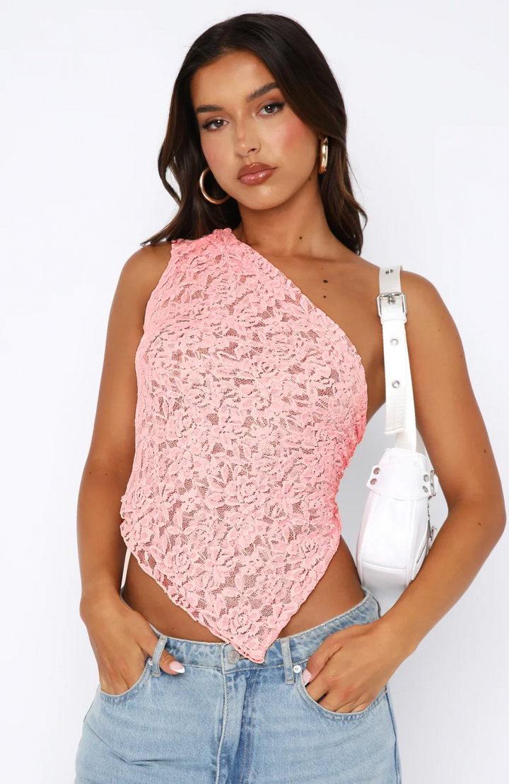 Sofia™ | Elegante Top in Pizzo Lilla
