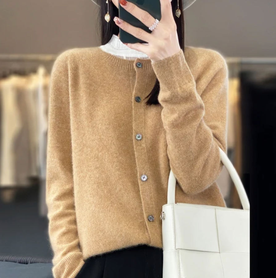 Mariana - Accogliente Cardigan in Lana