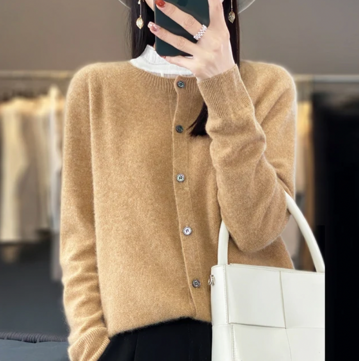 Mariana - Accogliente Cardigan in Lana
