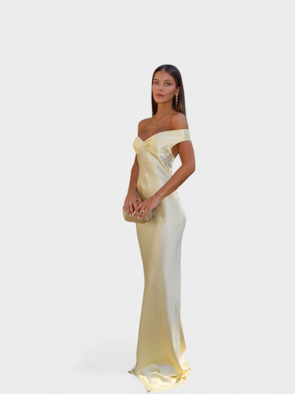 Bárbara - Vestito Maxi in Satin