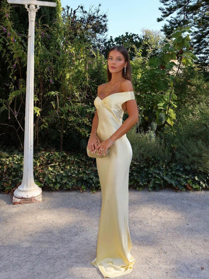 Bárbara - Vestito Maxi in Satin