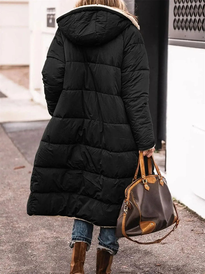 Aurora | Parka Invernale Lunga da Donna con Fodera Sherpa