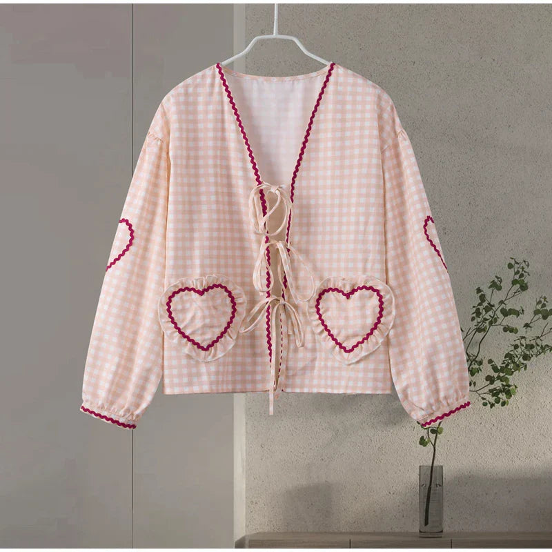 Sofia™ | Isabelle – Elegante Blusa a Forma di Cuore