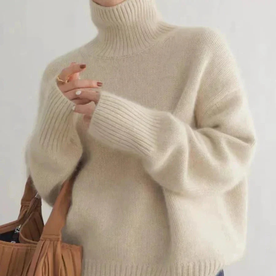 Zoey - Maglione Oversized con Collo Alto
