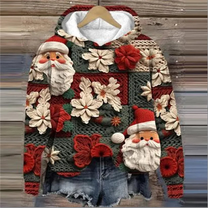 MAGLIONE NATALIZIO 3D | Felpa Calda con Stampa in Rilievo