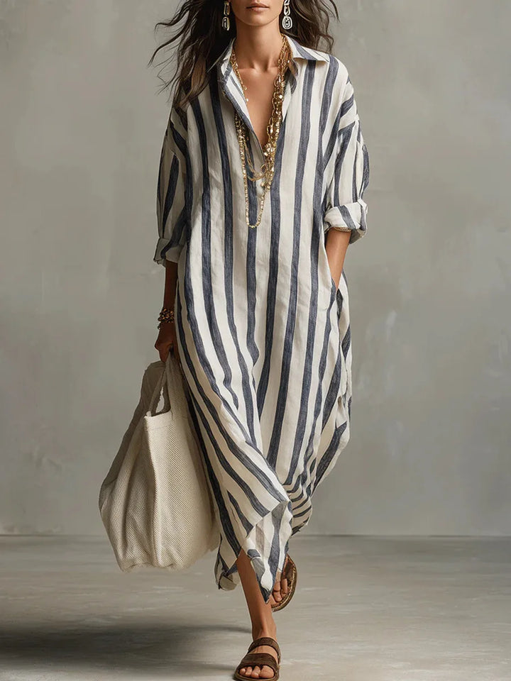 Pepa | Abito camicia lungo