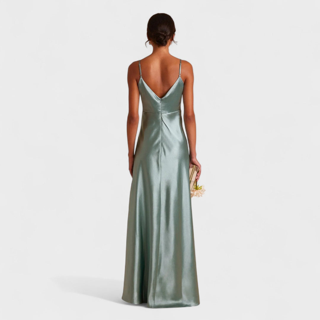 Lúcia - Vestito lungo in Satin