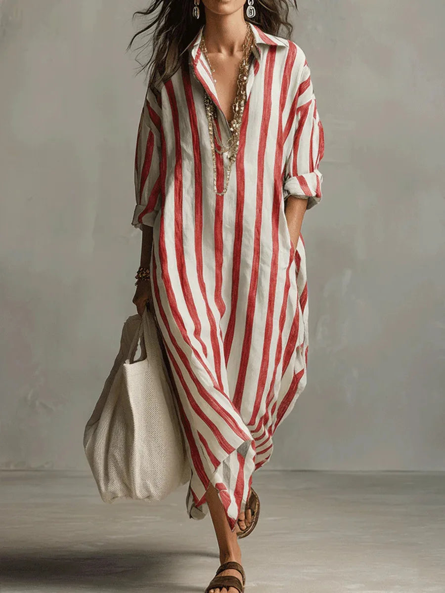 Pepa | Abito camicia lungo