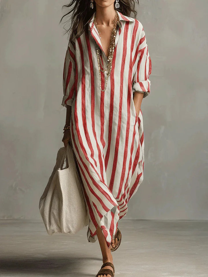 Pepa | Abito camicia lungo