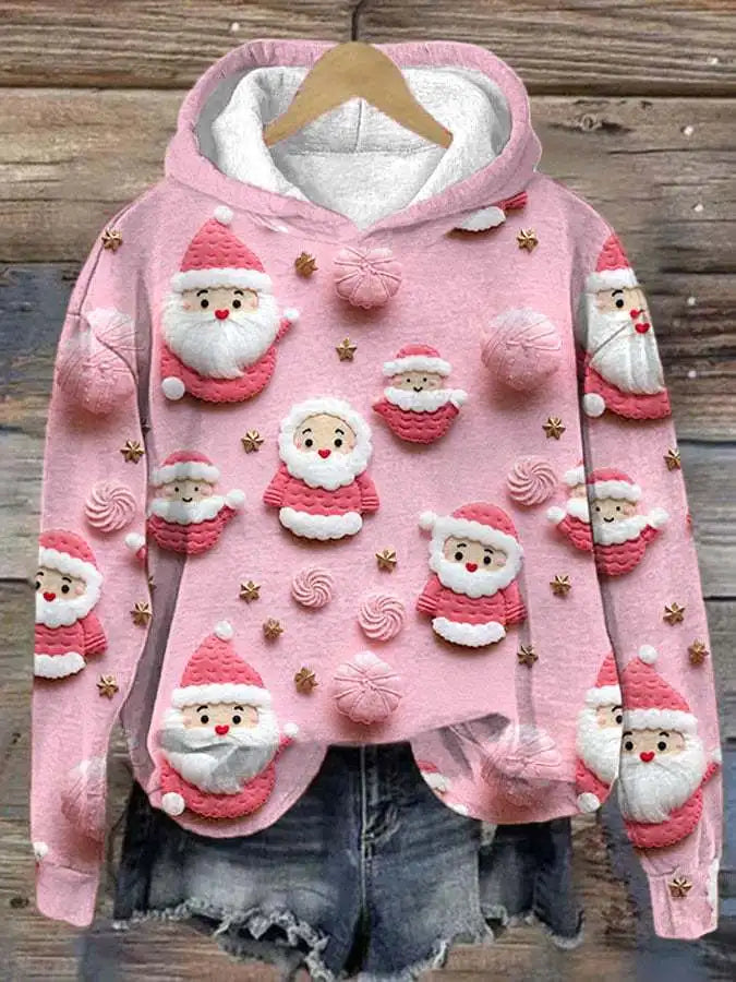 MAGLIONE NATALIZIO 3D | Felpa Calda con Stampa in Rilievo