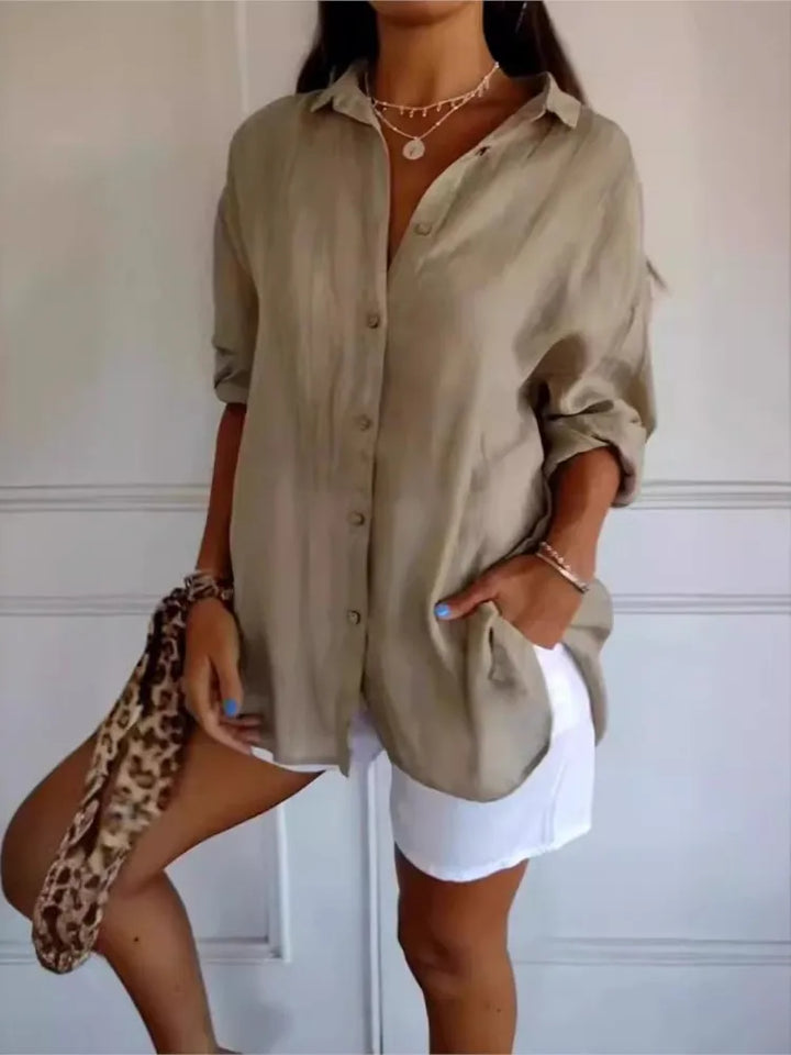 Sofia™ | Philippine™ | Blusa morbida in cotone traspirante