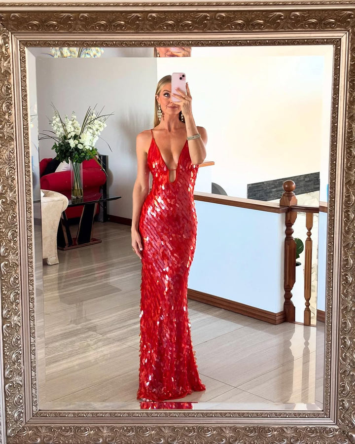 Kailani | Abito Maxi Lungo con Paillettes