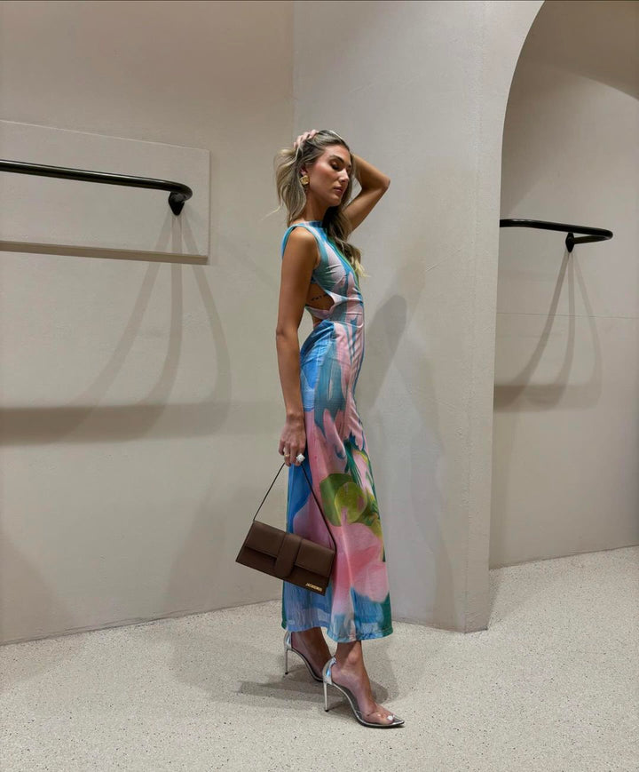 Nola | Vestito Maxi Pastello