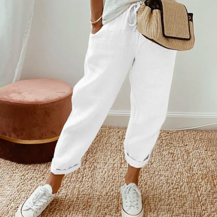 Sofia™ | Eleganti Pantaloni in Lino