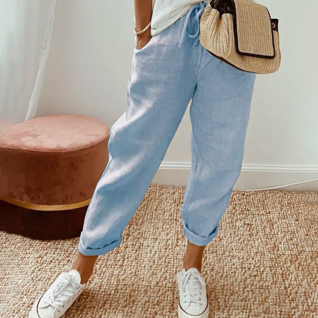 Sofia™ | Eleganti Pantaloni in Lino