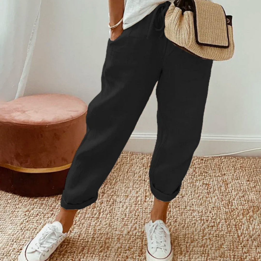 Sofia™ | Eleganti Pantaloni in Lino
