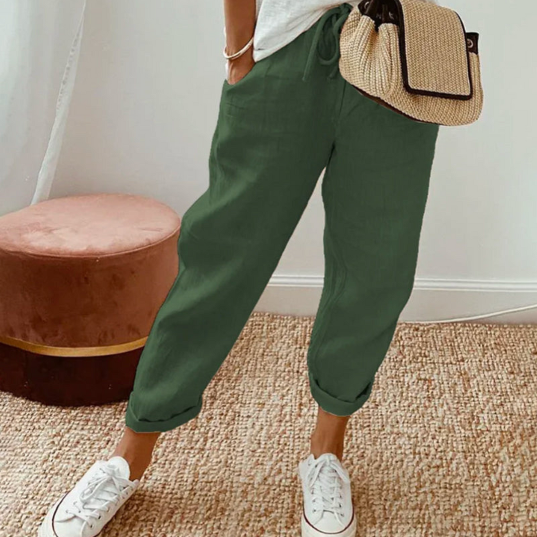 Sofia™ | Eleganti Pantaloni in Lino