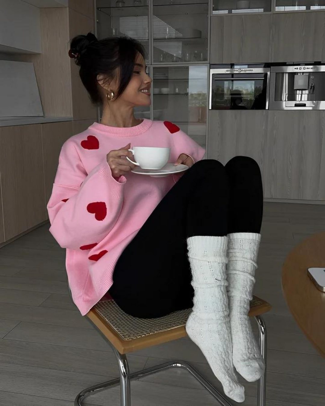 Sofia™ | Amora - Maglione a Forma di Cuore Accogliente