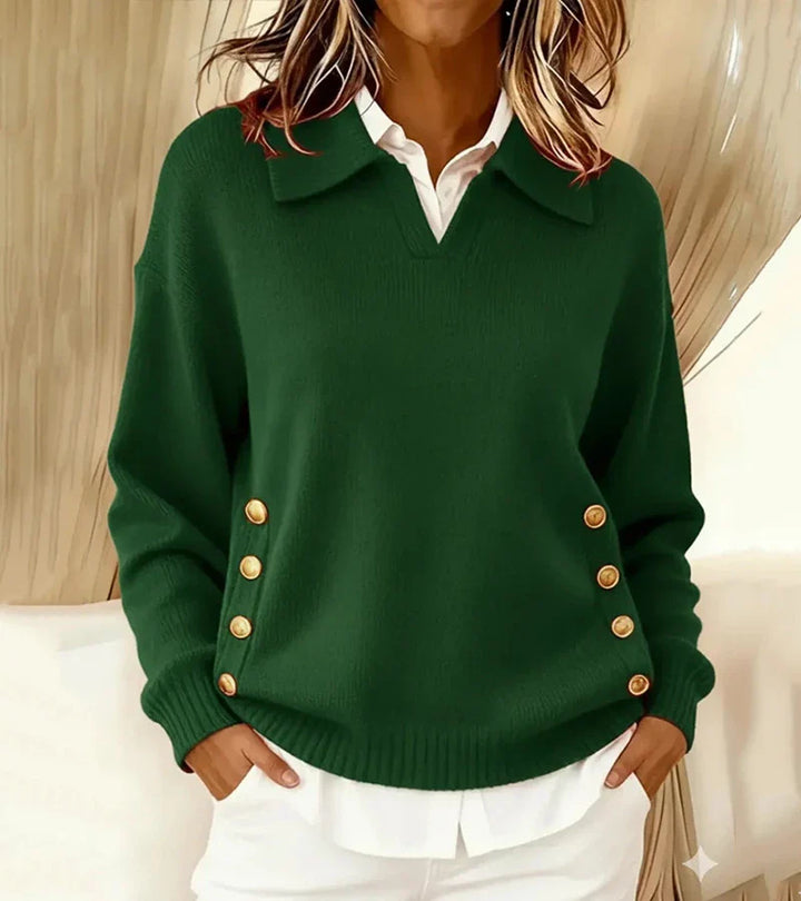 Carla | Maglione Morbido con Collo Chic