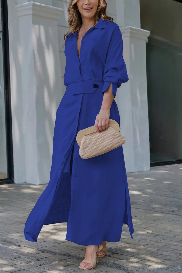 Valéria | Maxi-abito con scollo a V