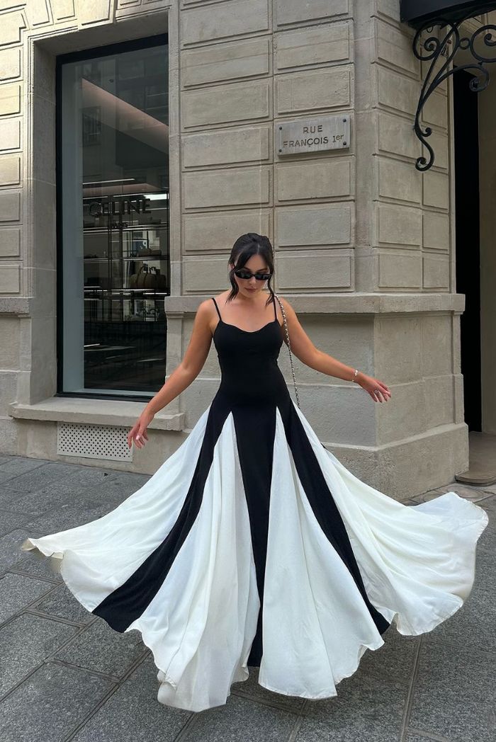 Viara - Abito Maxi Pannellato