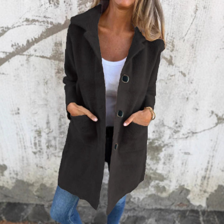 MARCE | Cappotto casual, a un solo petto, spesso con rever