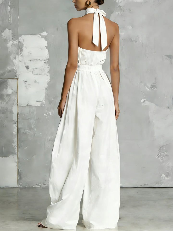 Bianca | Tuta Halter Elegante Minimal