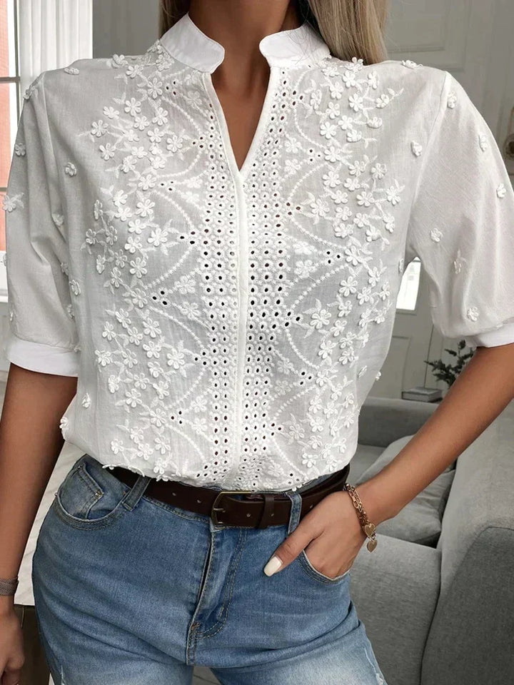 Sofia™ | Sophie - Blusa lussuosa ricamata