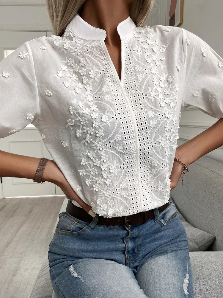 Sofia™ | Sophie - Blusa lussuosa ricamata