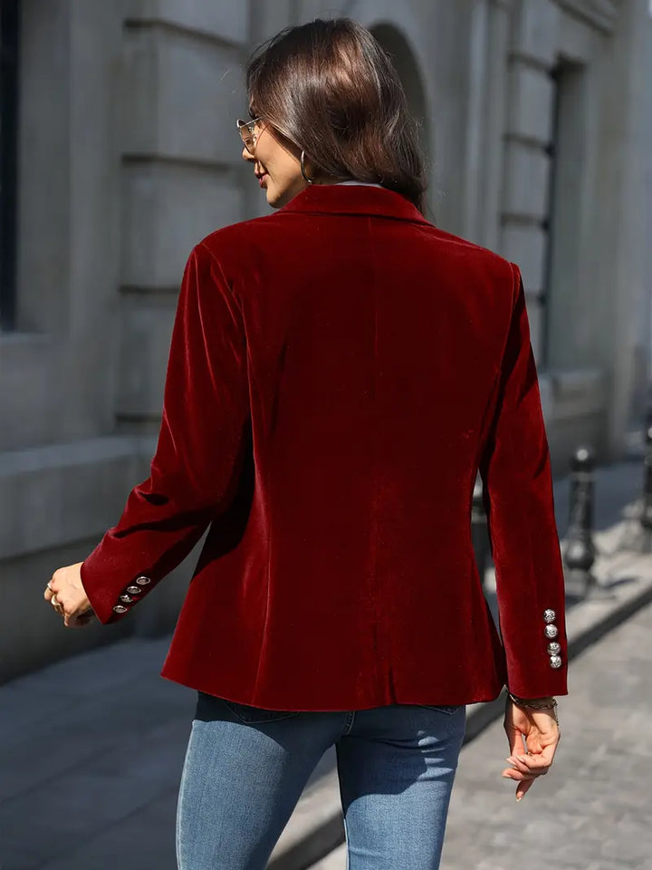 Sofia™ | Caterina Blazer in Velluto Elegante