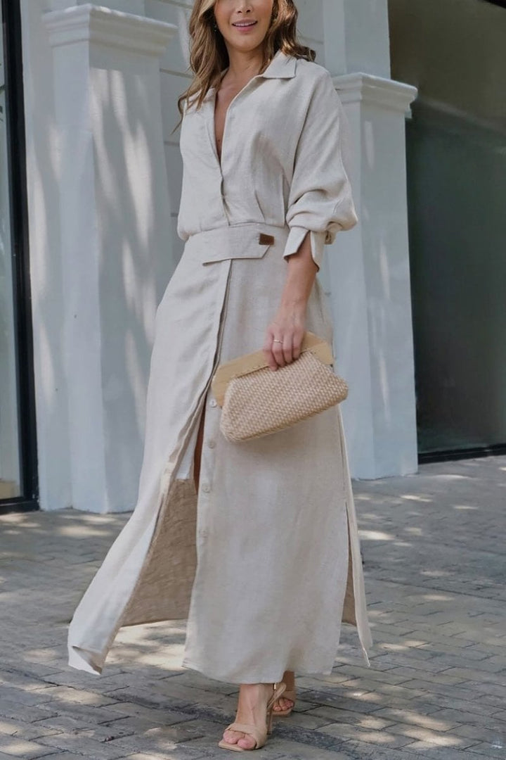 Lusso Lino™ | Abito Maxi Elegante